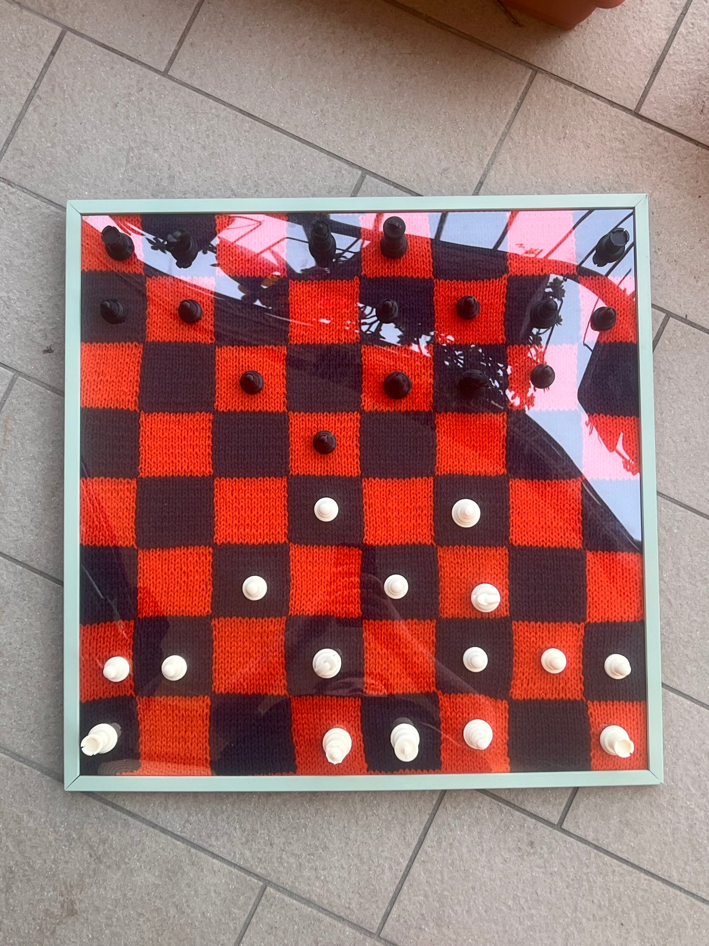 Knit Chess Board