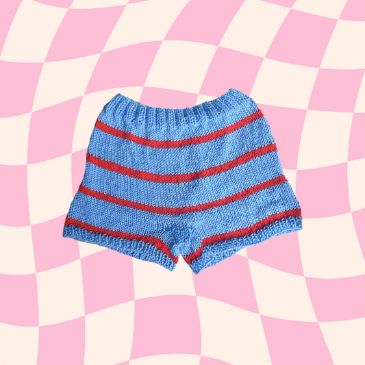 Pinstripe Shorts